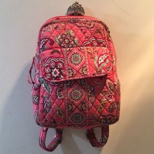 Vera Bradley Small Backpack - Call Me Coral